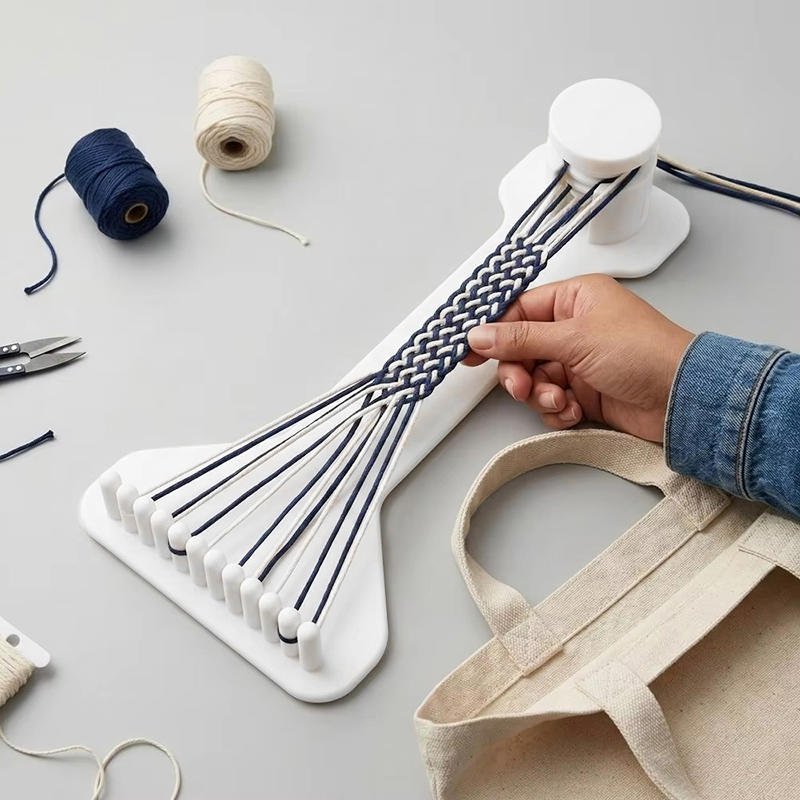 調整可能なミニ3DプリントDIYロープ編みラック手芸織りツー - Jewelry Making Hand Tools のレビューと価格